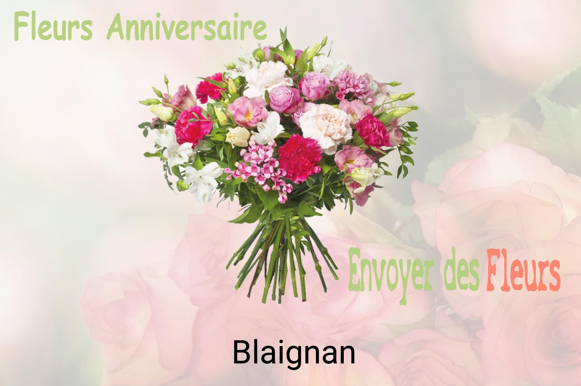 Bouquet de fleurs d’anniversaire livré à Blaignan